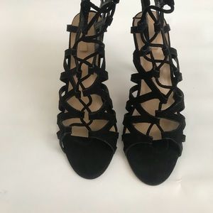 Aldo’s lace up heel sandals